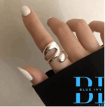925 Sterling Silver Ring Minimalist Rings Resizable Ring - Image 3