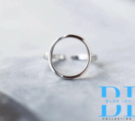 Bohemian Vintage Silver Circle Rings - Image 6