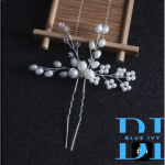 Bridal Silver Hair Pin Chloe