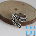 Feather Ring Silver