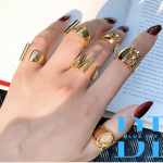 Personalised Initial Ring Adjustable