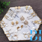 Geniune Freshwater Pearl Wedding Earrings