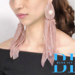 Large Drop Lace Earrings