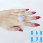 Moonstone Rings • Gemstone ring Vintage Ring• Water Drop• Tear Drop White Stone•Statement Ring•handmade ring