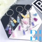 Shiny Stars Keyring,key holder, 5 Bottle Keyrings,Car Keyring •Bag Decor•Home Keyring, Bridesmaid Gift